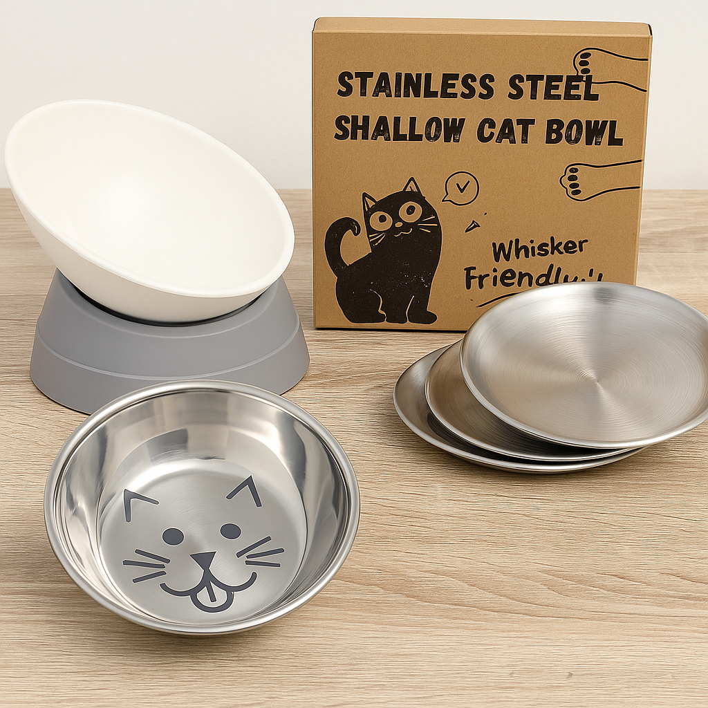 Cat Food Bowls That Prevent Whisker Fatigue