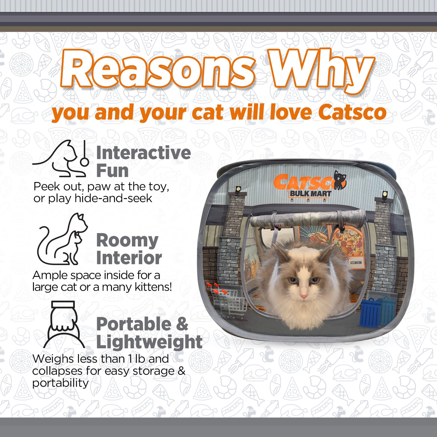 Catsco Bulkmart Collapsible Cat House