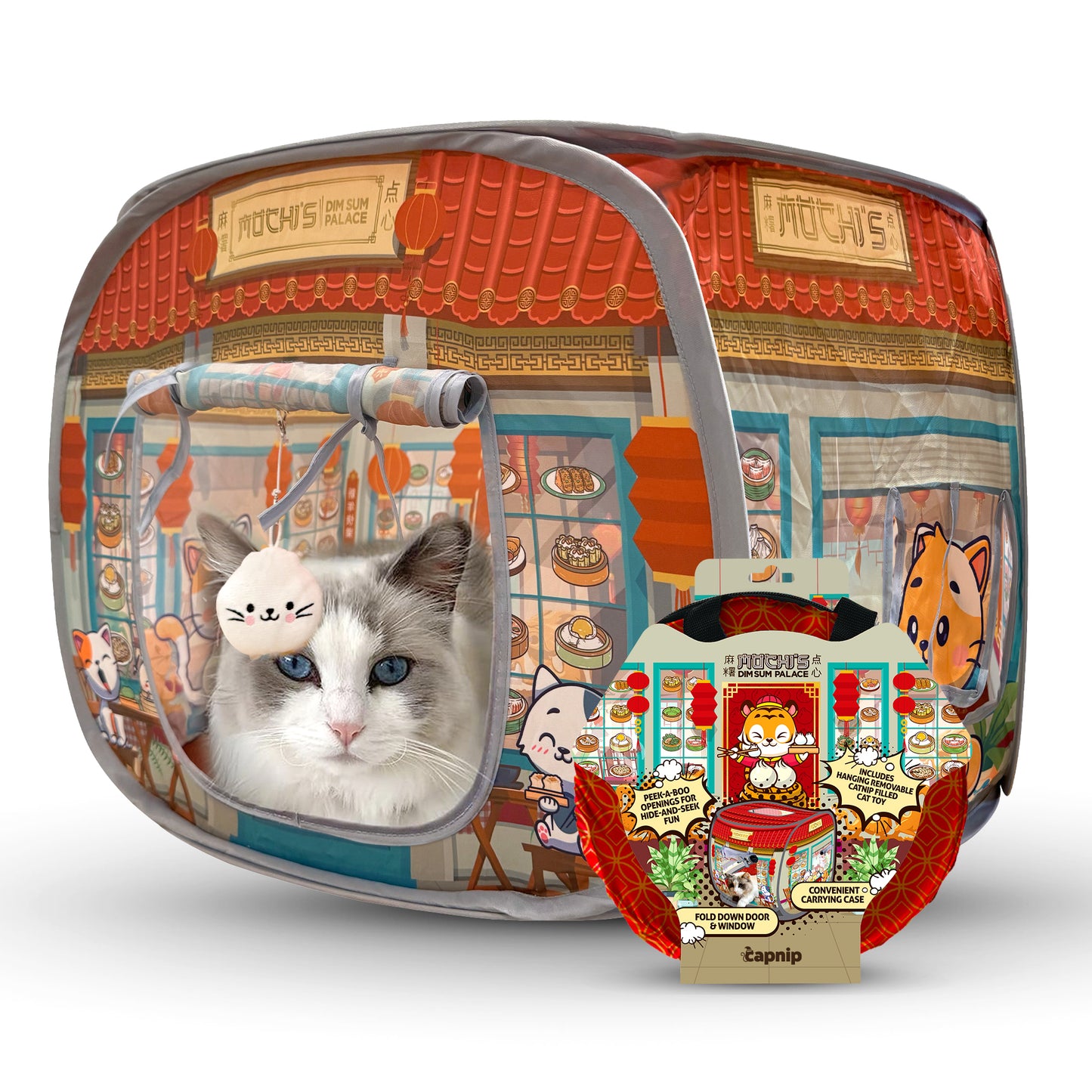 Mochi's Dimsum Palace Collapsible Cat House