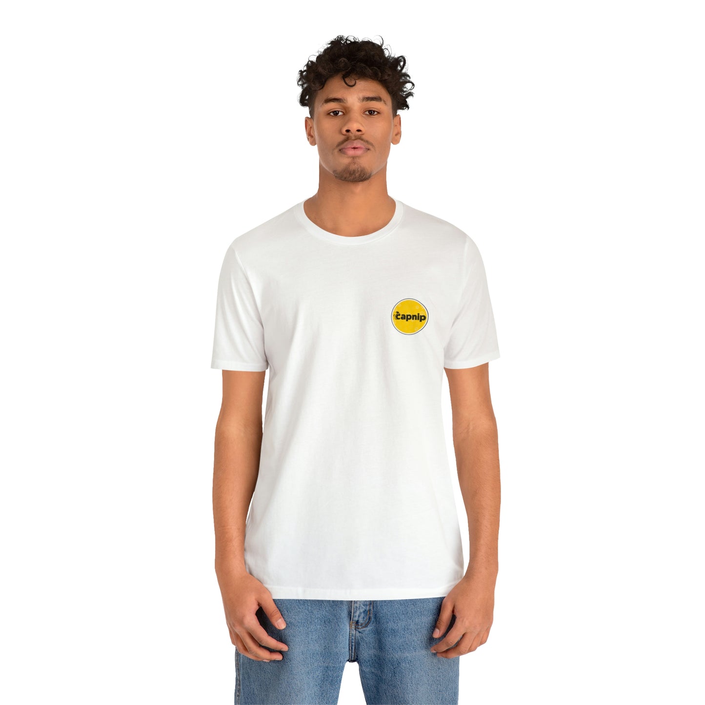 Capnip - Unisex Jersey Short Sleeve Tee - White