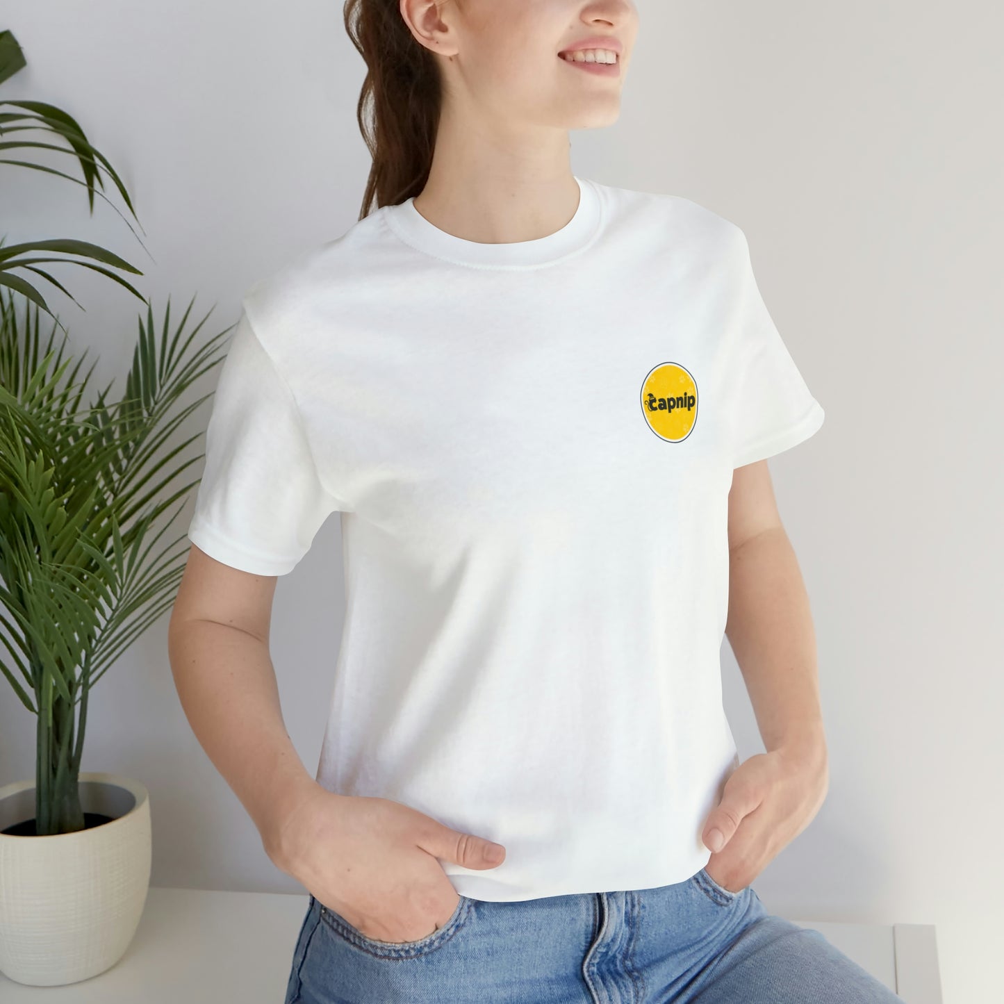 Capnip - Unisex Jersey Short Sleeve Tee - White