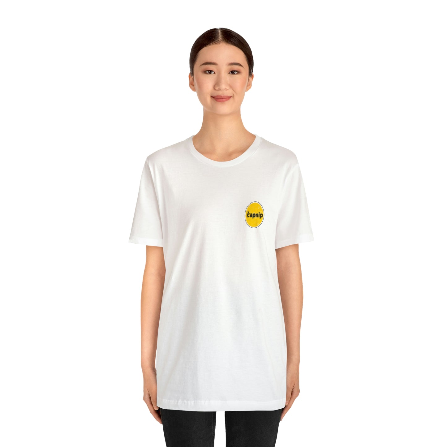 Capnip - Unisex Jersey Short Sleeve Tee - White